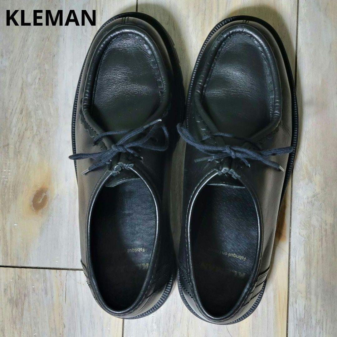 クレマン KLEMAN PADRE チロリアンシューズ レースアップ 40 黒
