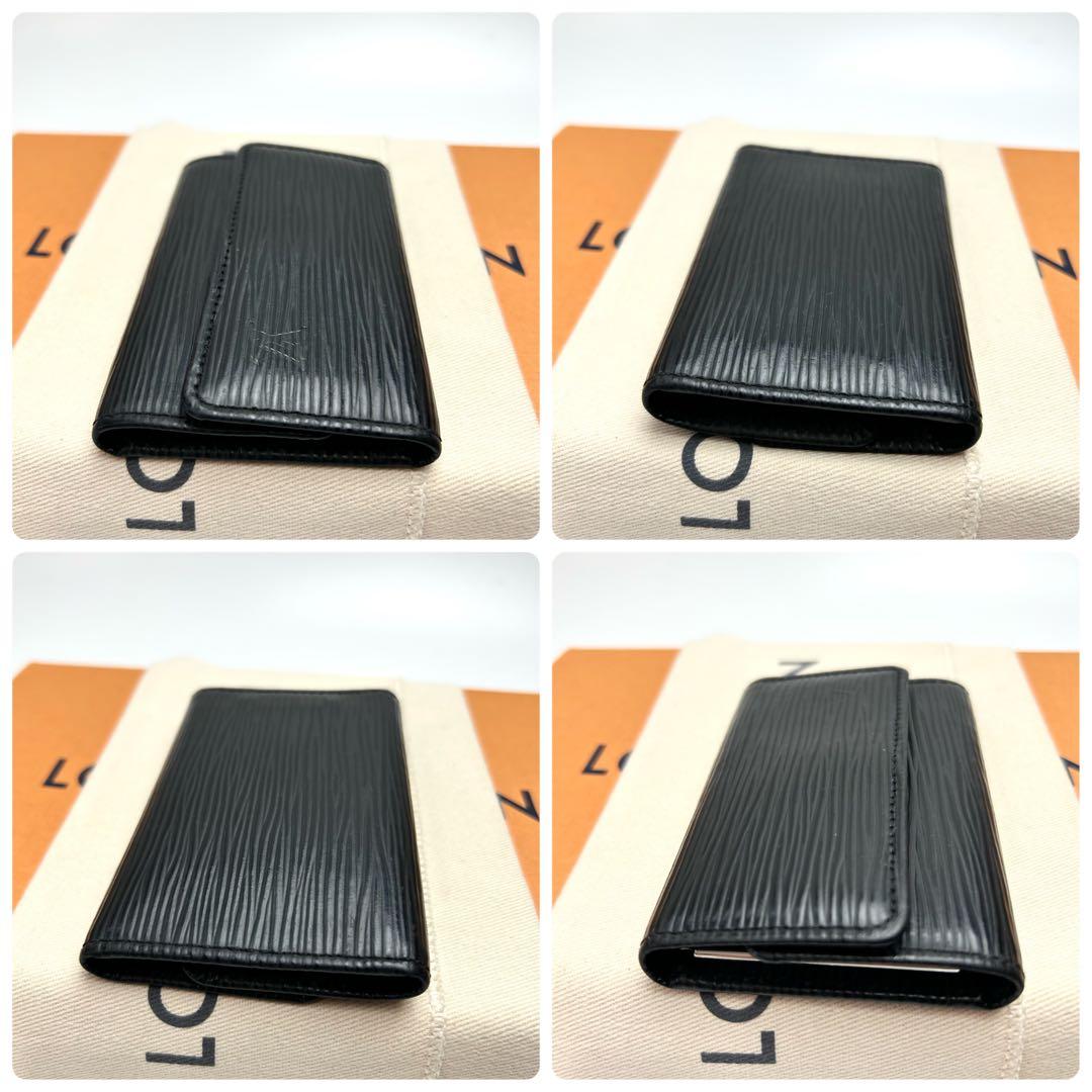 鑑定済 ルイヴィトン エピ ブラック キーケース6連