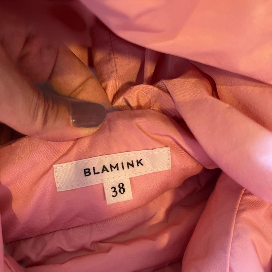 お値下げ可BLAMINK ブラミンクダウンベスト ピンク 38