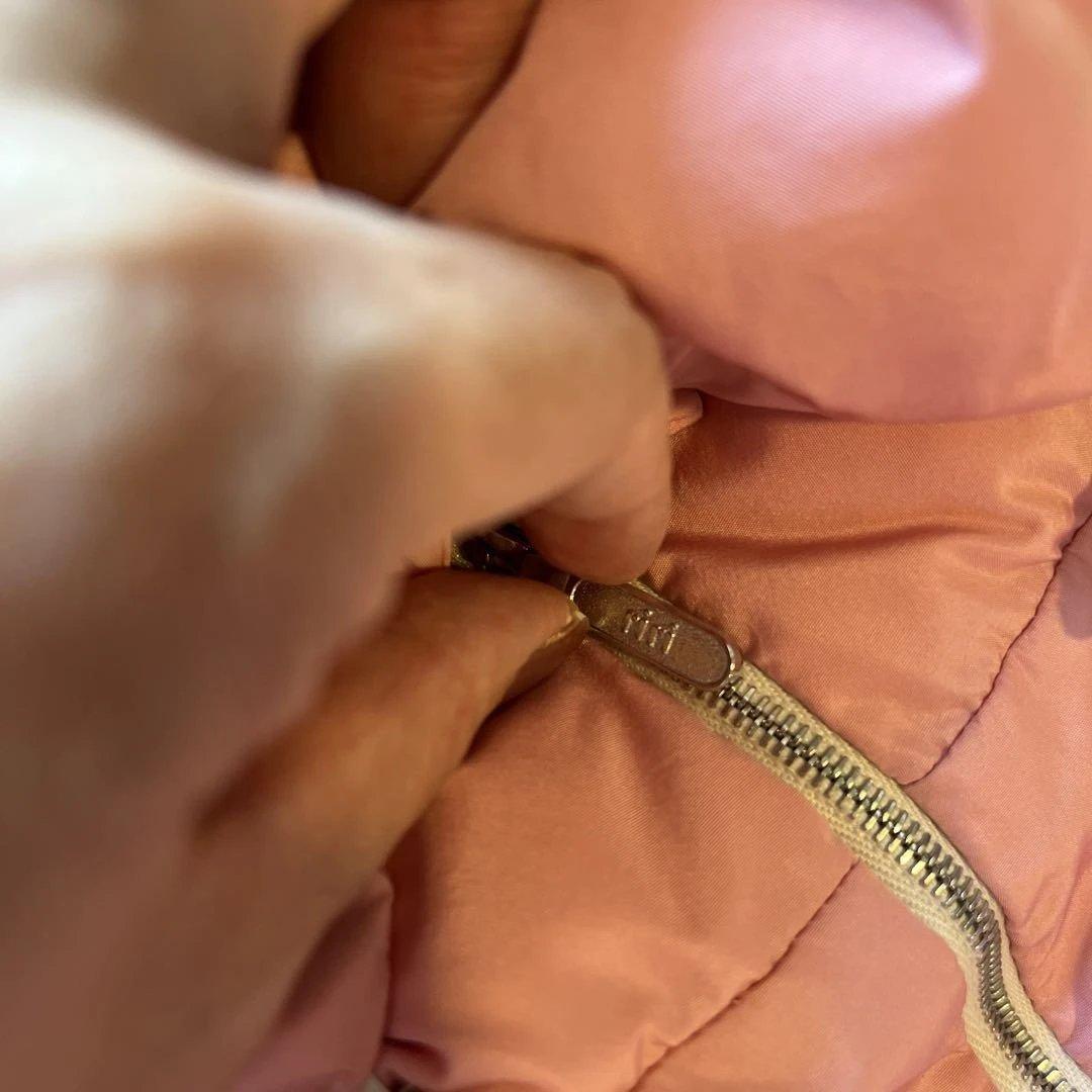 お値下げ可BLAMINK ブラミンクダウンベスト ピンク 38