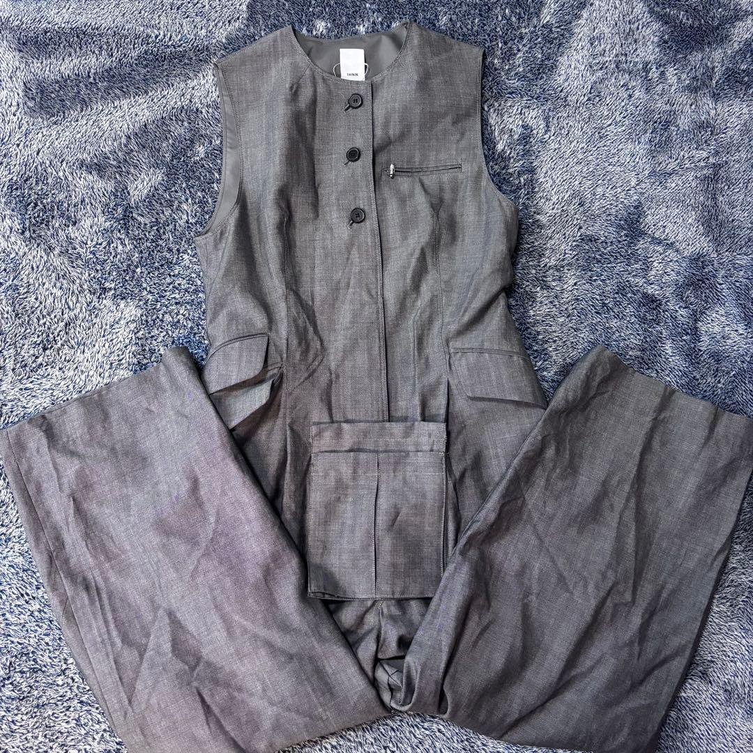 IHNN Jumpsuit オールインワン ウエストポーチジャンプスーツ　36