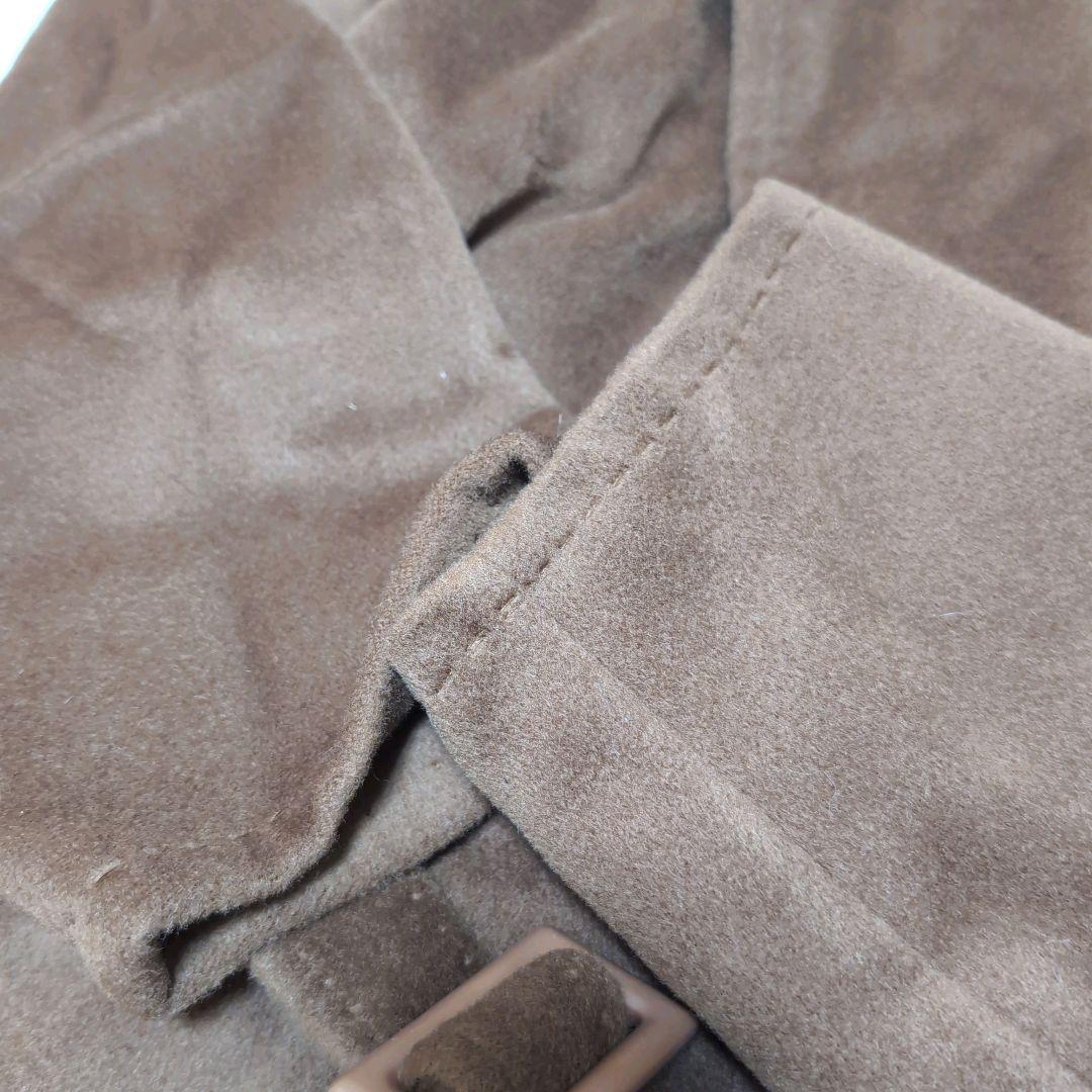 MarMara カシミア　銀タグ　2way ロングコート　ベルト　ブラウン