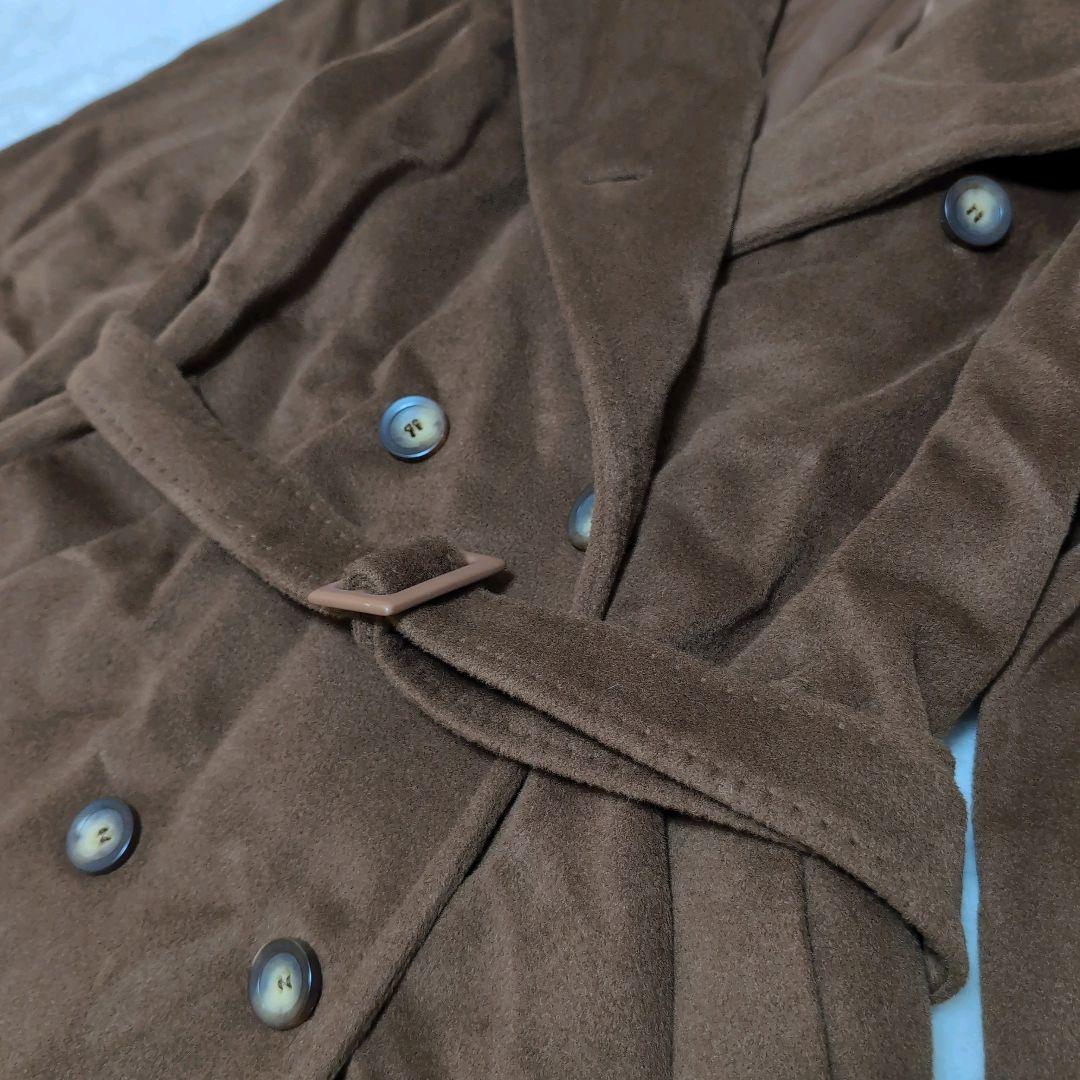 MarMara カシミア　銀タグ　2way ロングコート　ベルト　ブラウン