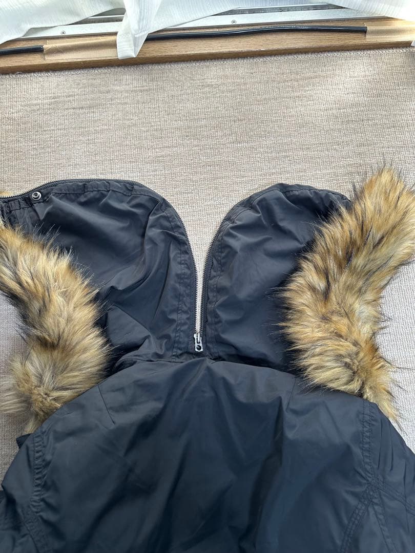 【Lサイズ】ディーゼル N-2Bタイプ 中綿入ジャケット 黒