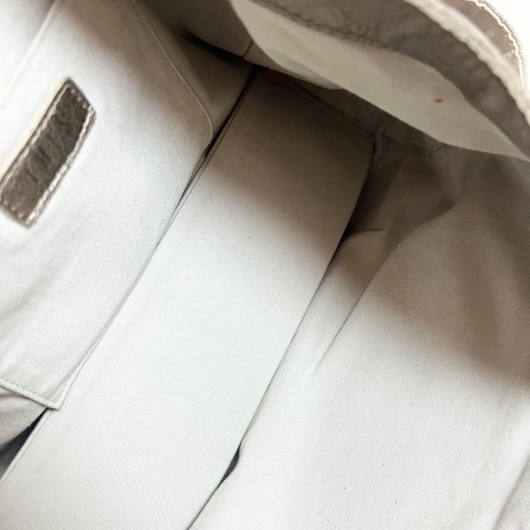 TRES トレ スタッズ レザー トートバッグ y2k グランジ ブロンズ 本革