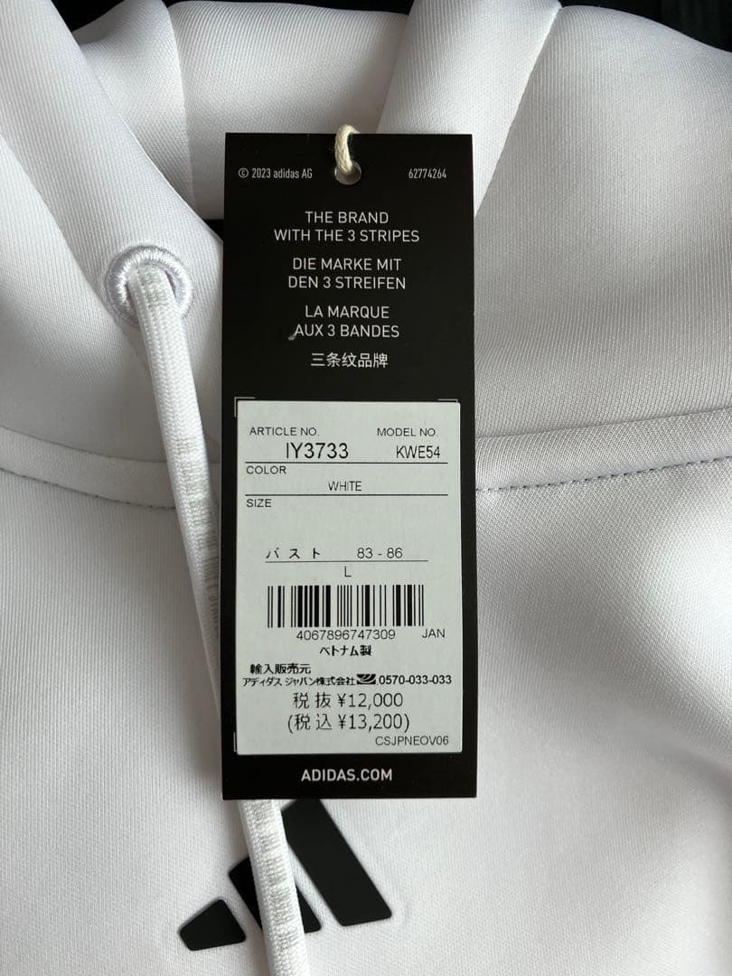 新品⛳️アディダスゴルフビッグロゴダンボールニット&プリーツスカート　L