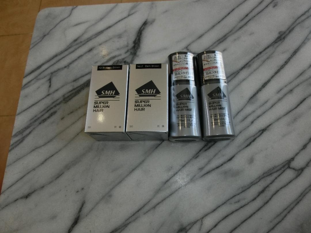 ダークブラウン ルアンス―パ―ミリオンヘア― ３０g２個 専用ミスト2本
