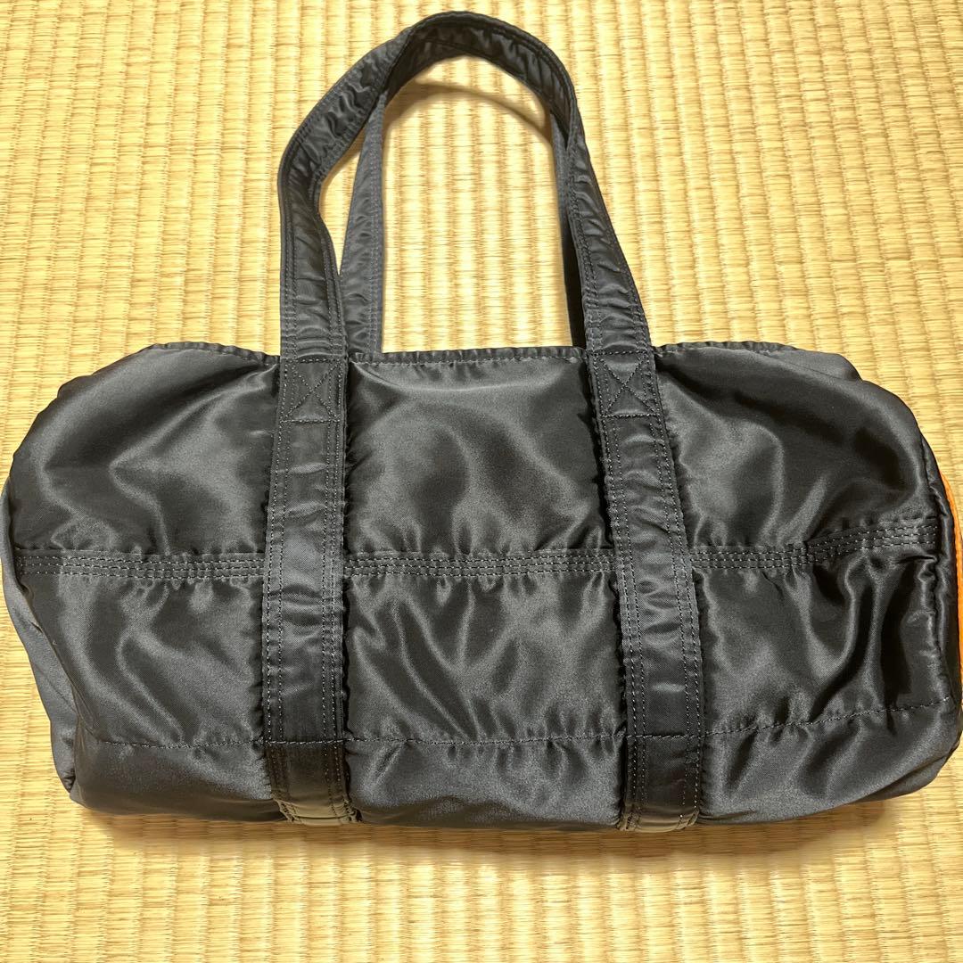 ポーター　タンカー　ドラムバッグ　黒