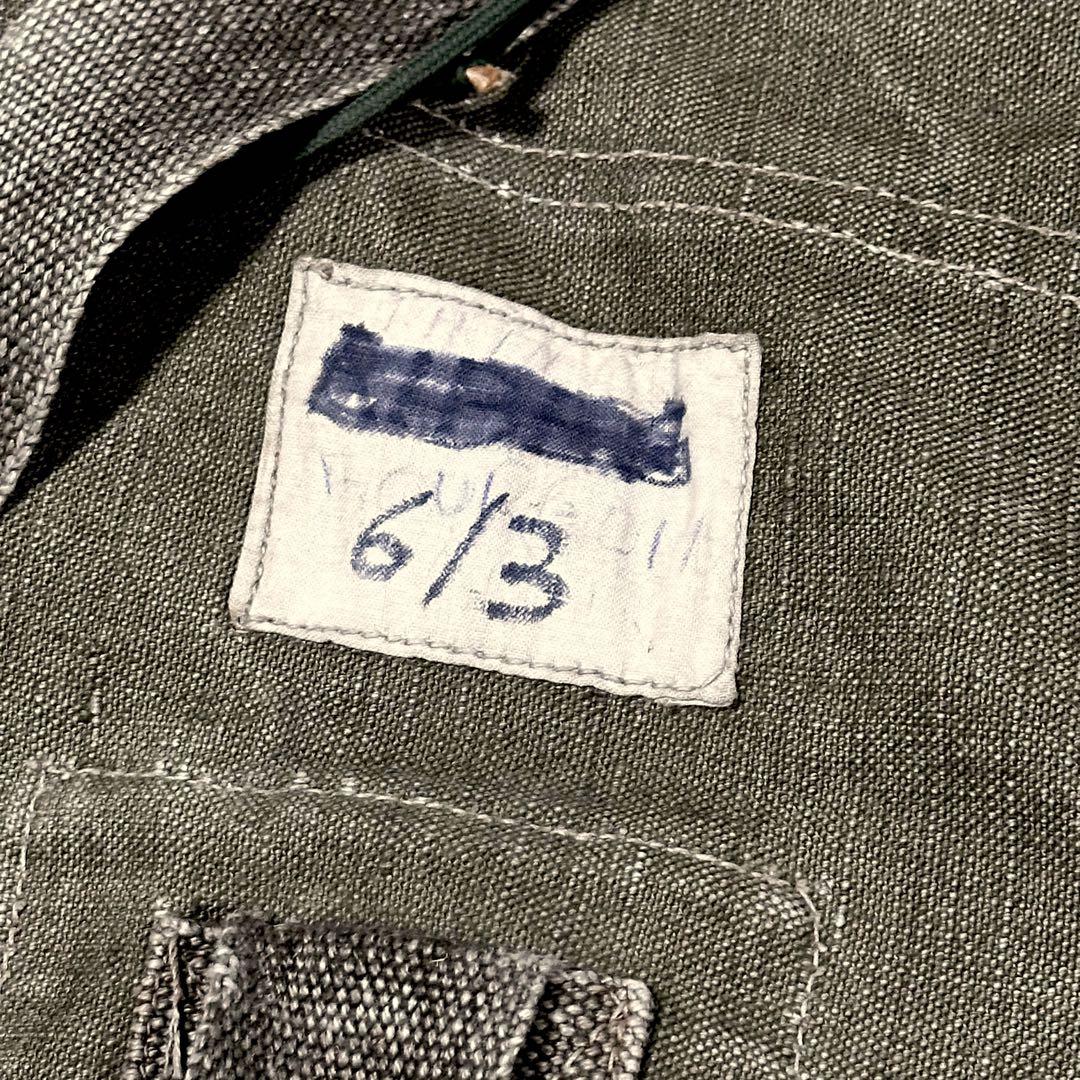 【レア素材】French military オールリネン ダッフルバッグ