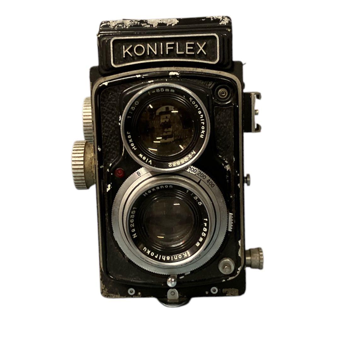 コニカ KONIFLEX 二眼レフカメラ フィルムカメラ Hexanon