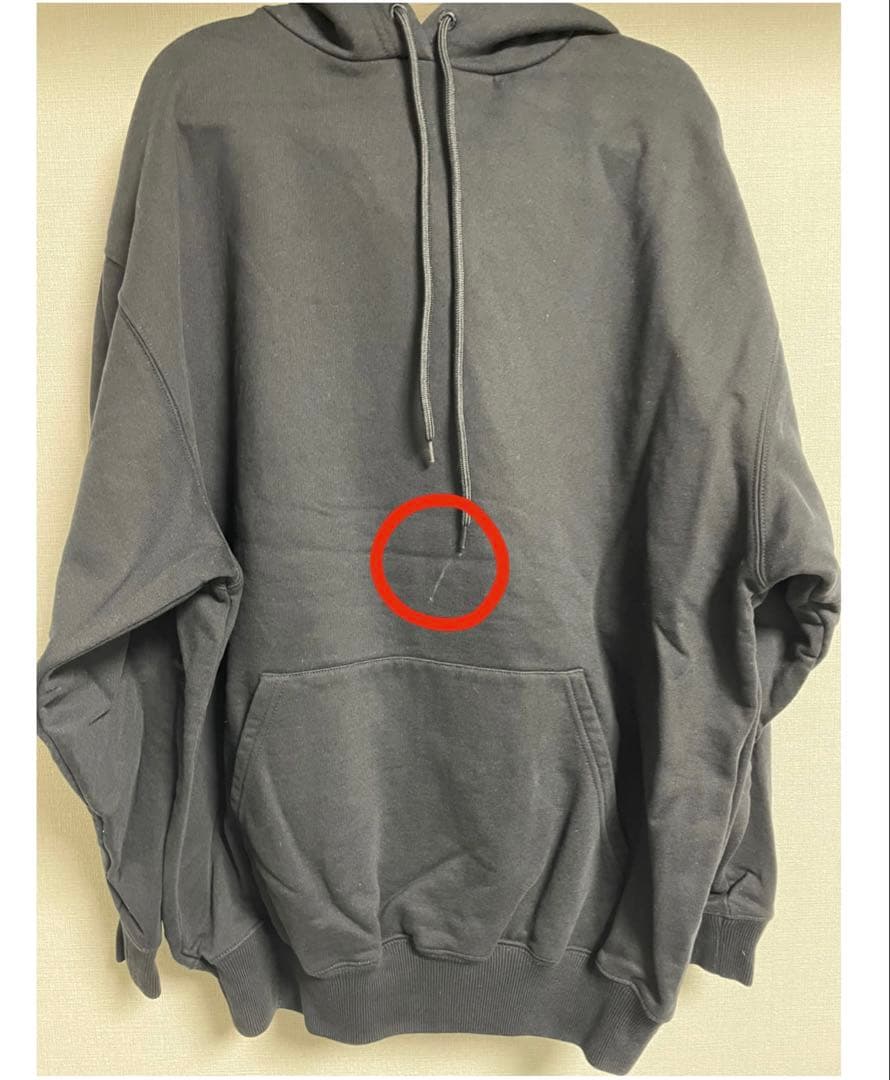 バレンシアガパーカーMブラック