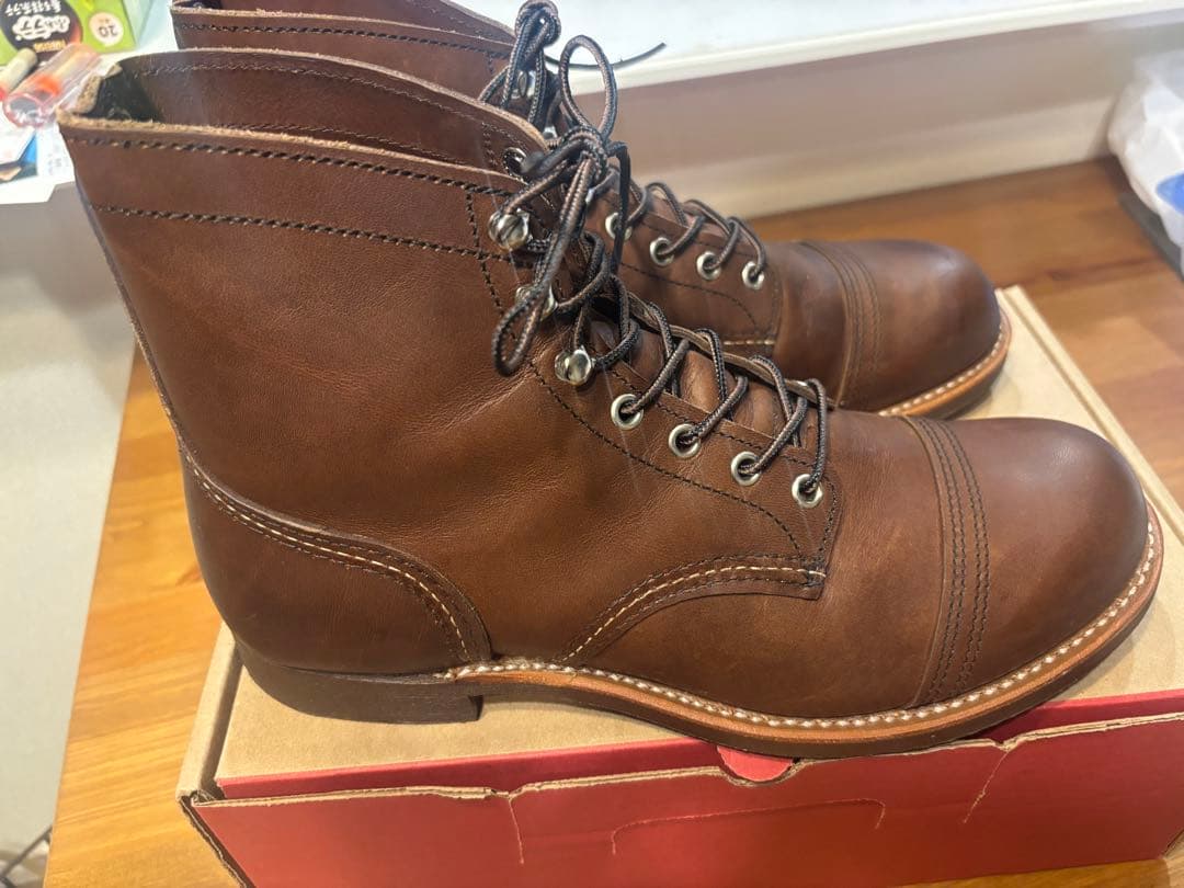 美品　レッドウィング　8111 アイアンレンジャー　アンバーハーネス