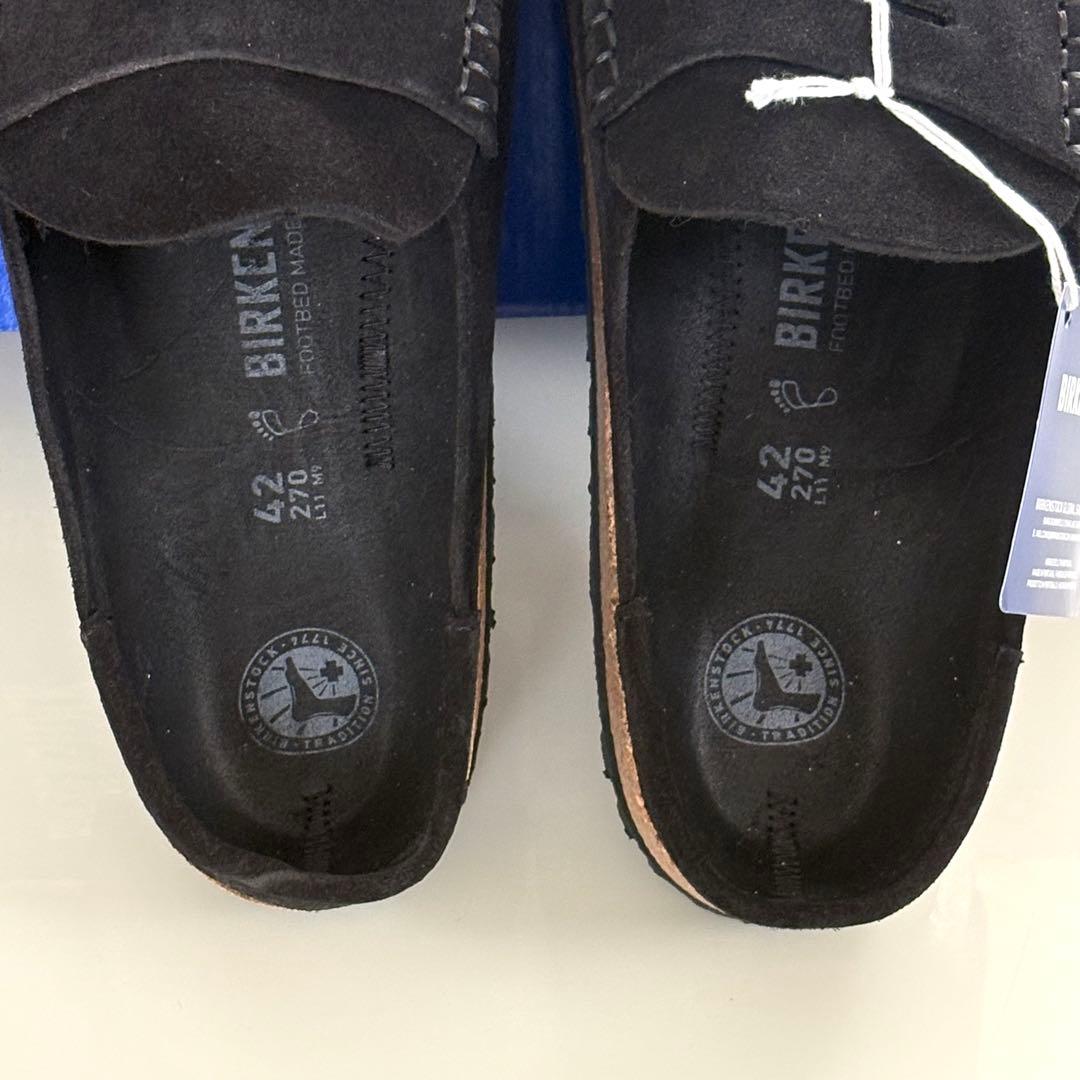 BIRKENSTOCK NAPLES ネープルス スエードサンダル BLACK