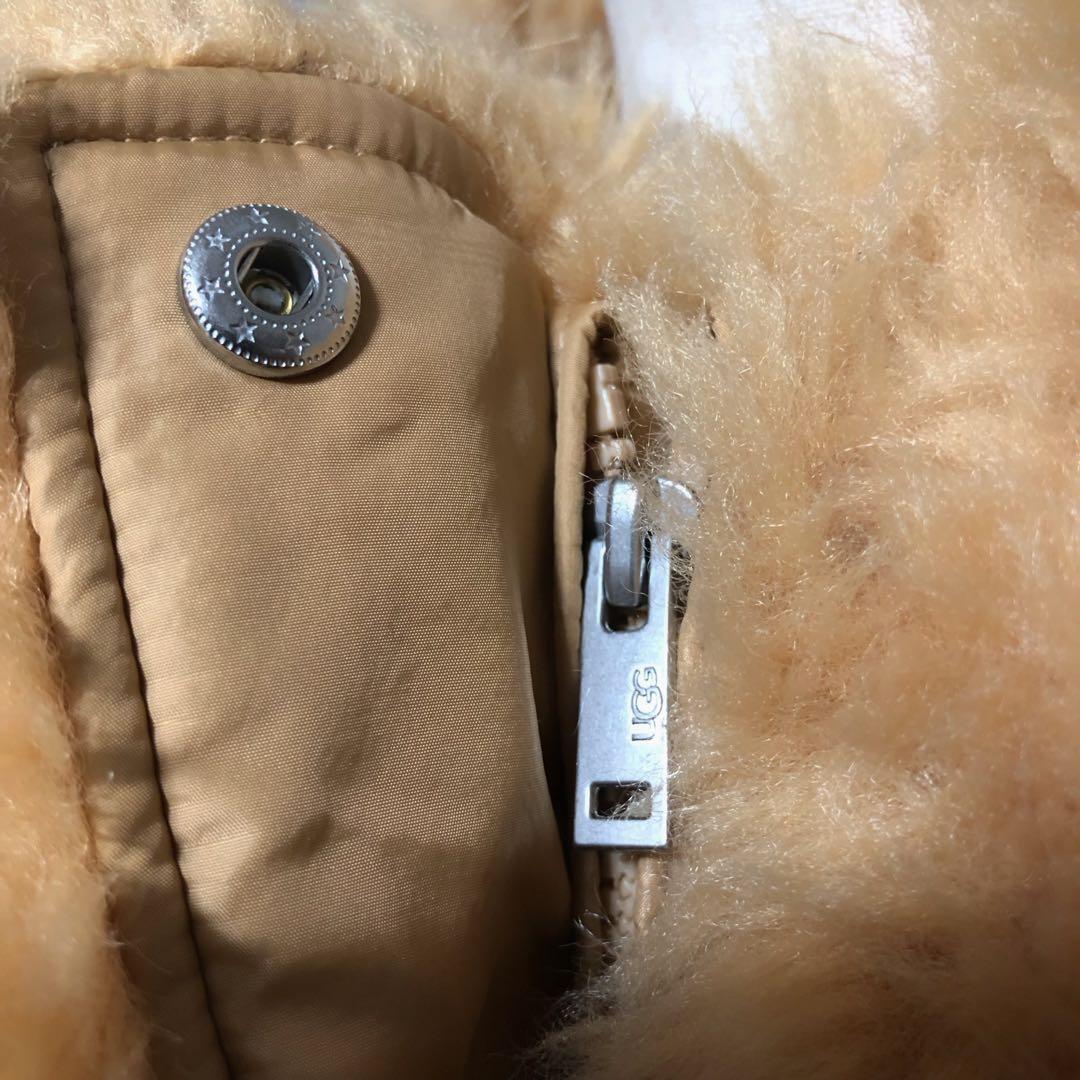 極美品　UGG アグ ロニー パッファー ハイ パイルファージャケット　M