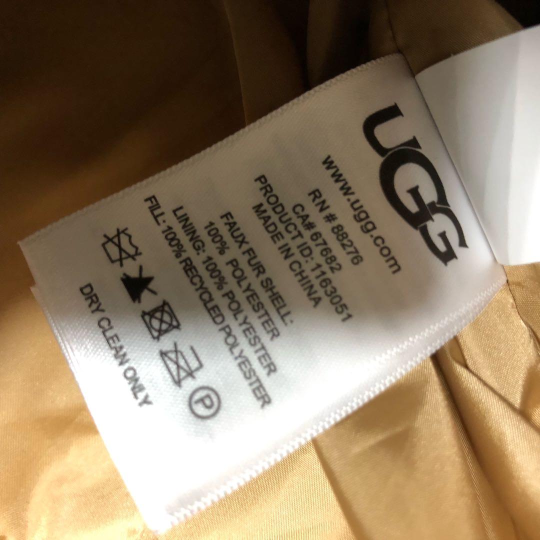 極美品　UGG アグ ロニー パッファー ハイ パイルファージャケット　M