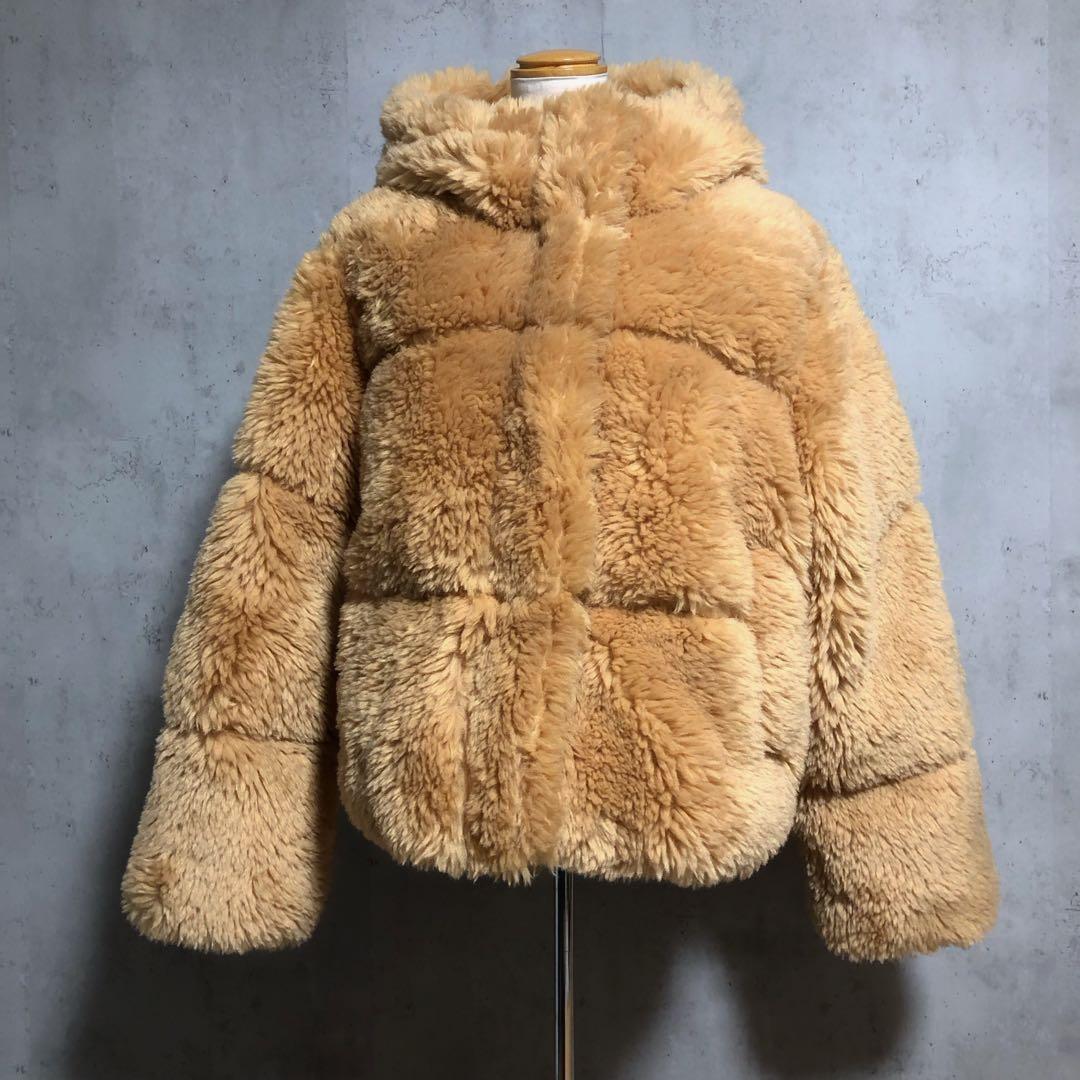 極美品　UGG アグ ロニー パッファー ハイ パイルファージャケット　M