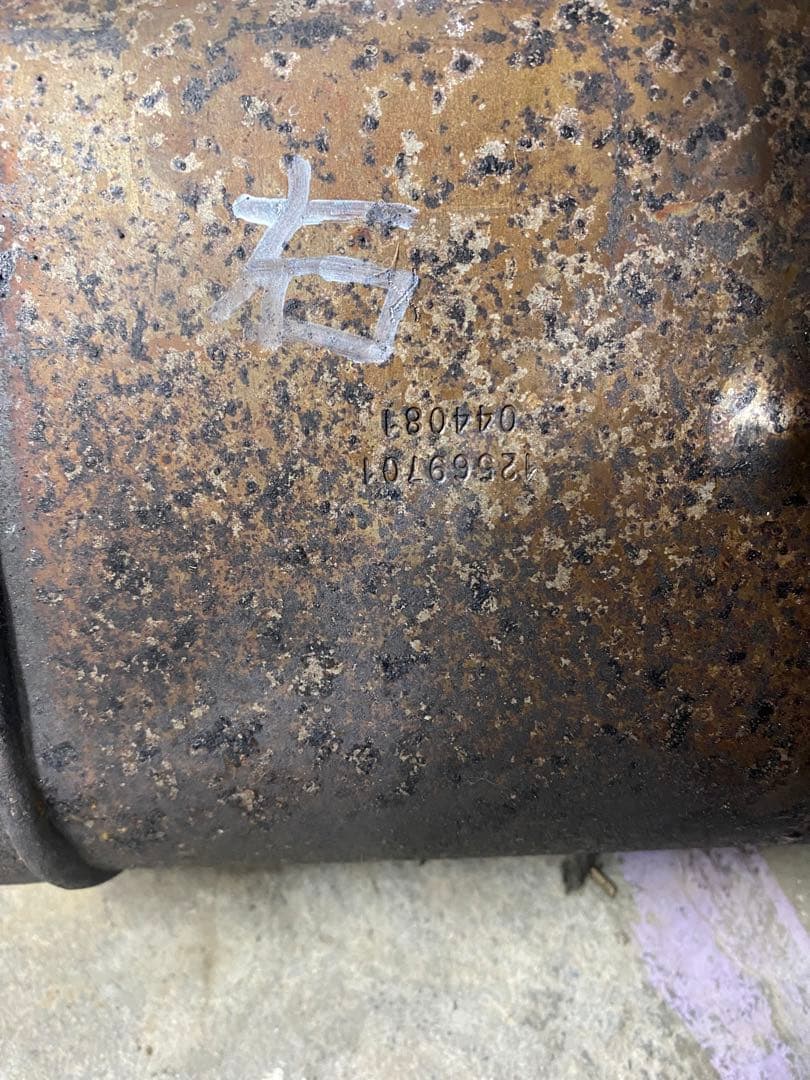 コルベット c6 エキマニ　触媒