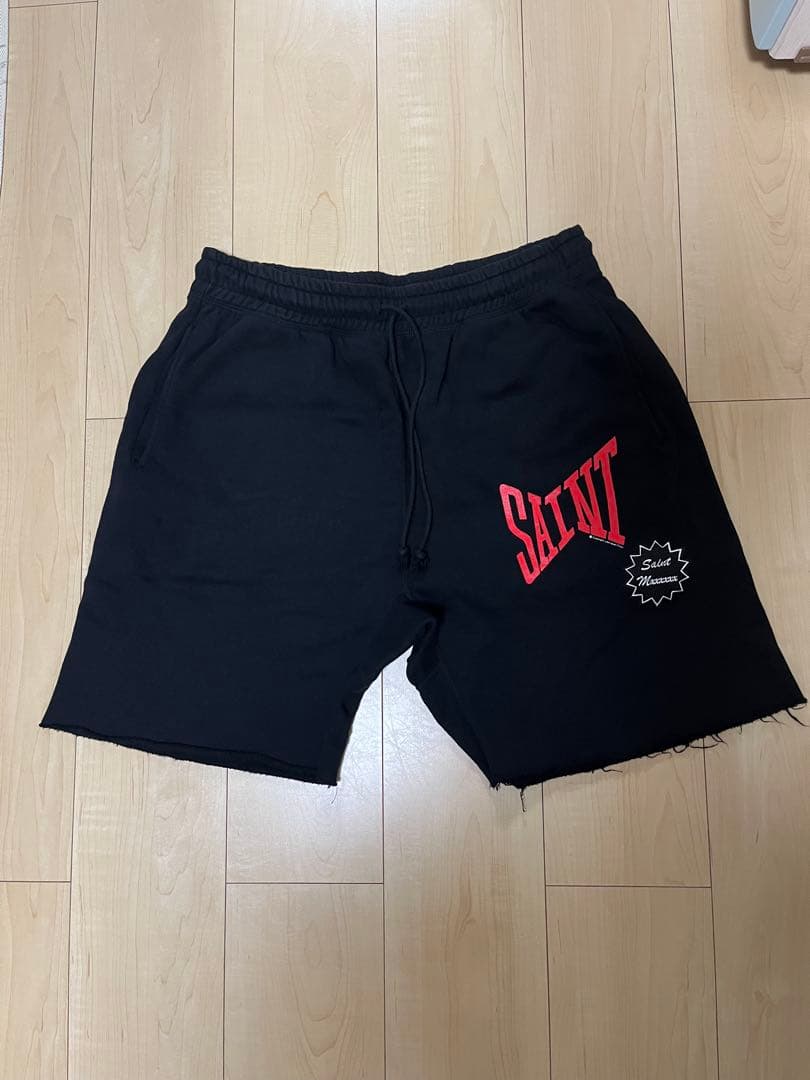 Saint Michael 黒 ショートパンツ