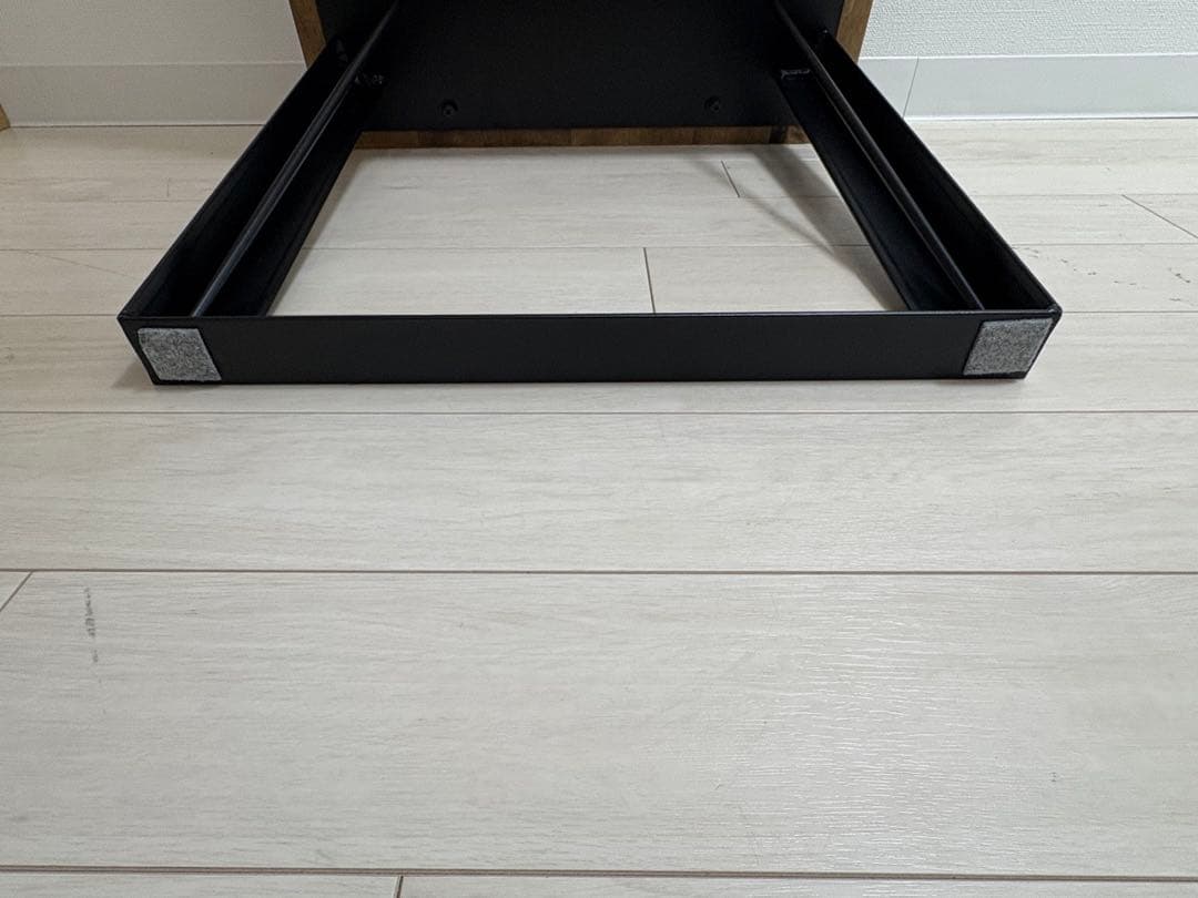 【大阪府茨木市引取限定】和モダン W110 天然木ローテーブル アンセム