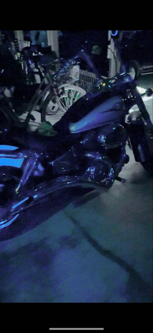 まさと　シャドウ400 アメリカンドラッガーズ製 ストレッチパイプマフラー