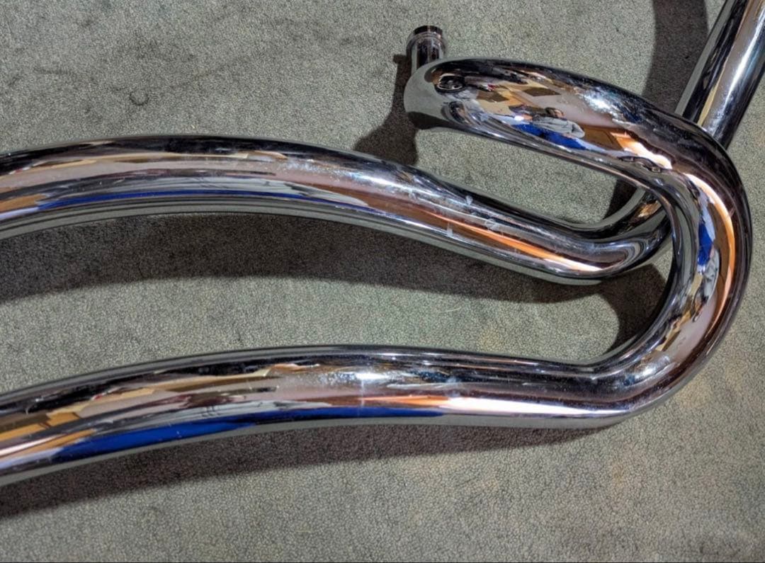 まさと　シャドウ400 アメリカンドラッガーズ製 ストレッチパイプマフラー