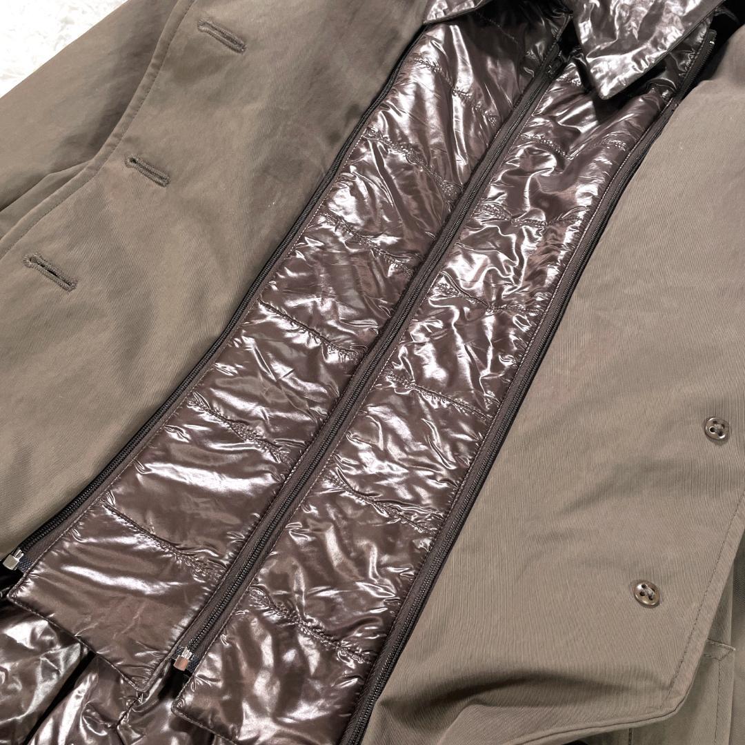 良品✨ HERNO ダウンライナー付 トレンチコート イタリア製 44 カーキ