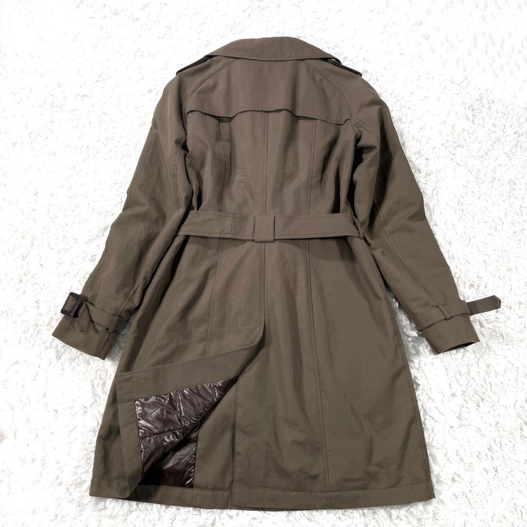 良品✨ HERNO ダウンライナー付 トレンチコート イタリア製 44 カーキ
