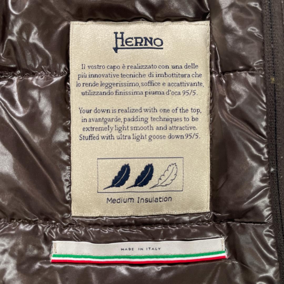 良品✨ HERNO ダウンライナー付 トレンチコート イタリア製 44 カーキ