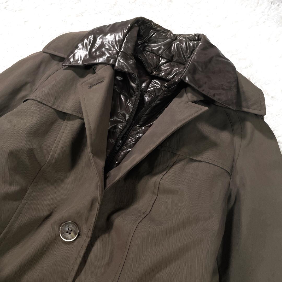 良品✨ HERNO ダウンライナー付 トレンチコート イタリア製 44 カーキ