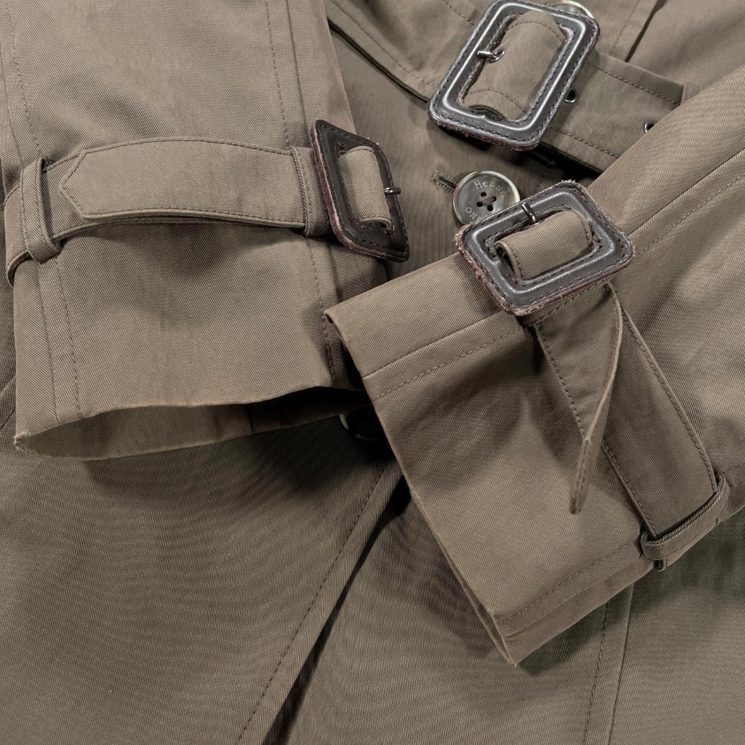 良品✨ HERNO ダウンライナー付 トレンチコート イタリア製 44 カーキ