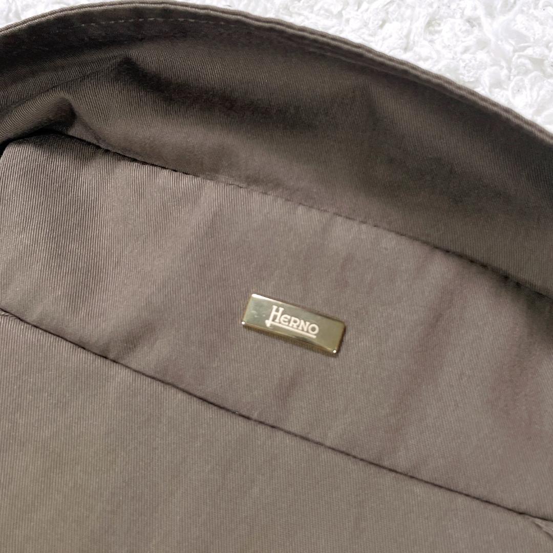 良品✨ HERNO ダウンライナー付 トレンチコート イタリア製 44 カーキ