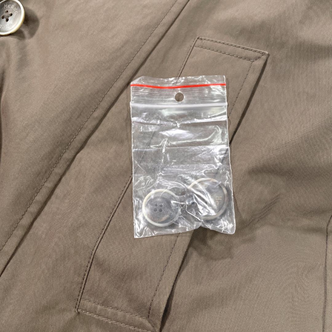 良品✨ HERNO ダウンライナー付 トレンチコート イタリア製 44 カーキ