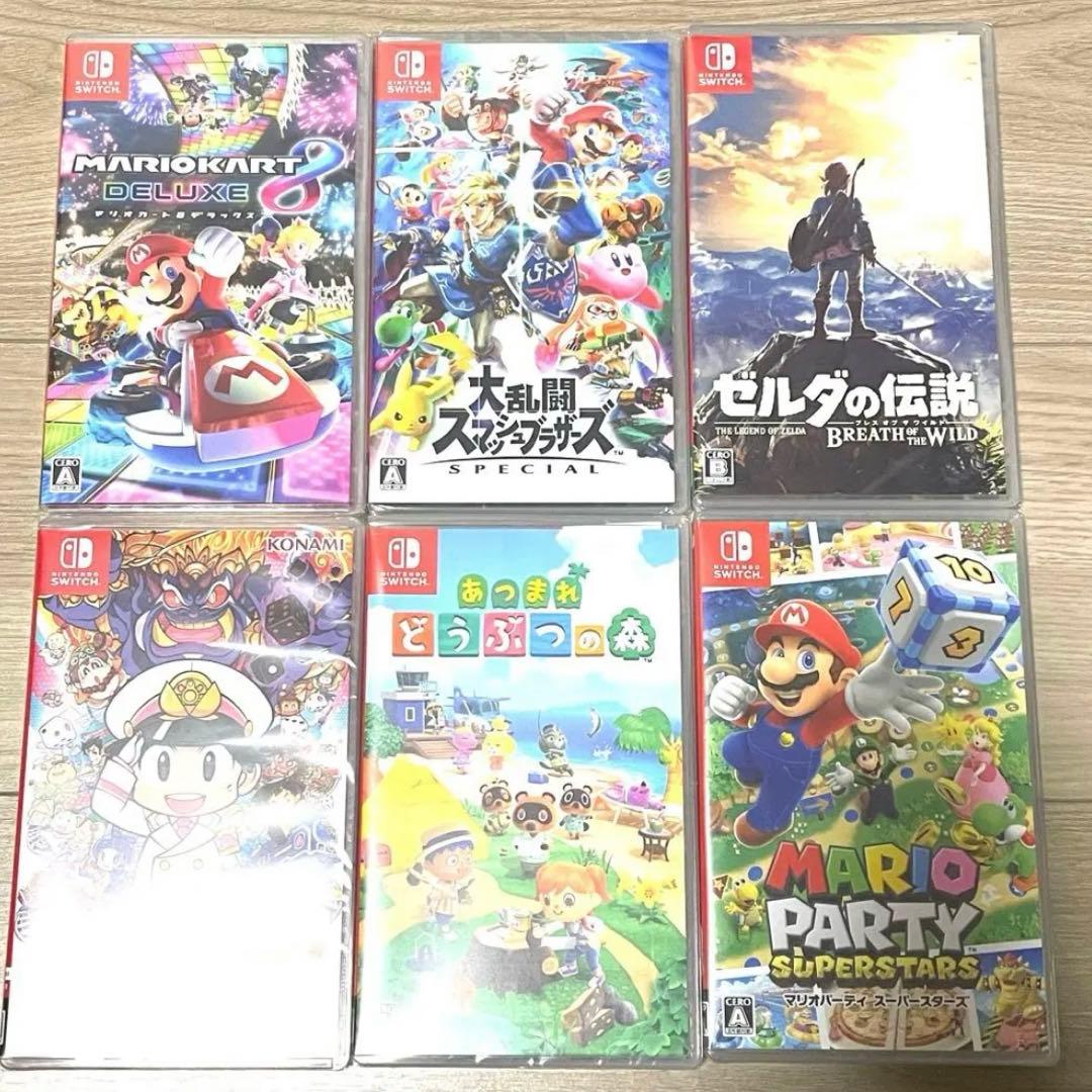 Nintendo Switch ソフト6本　新品未開封