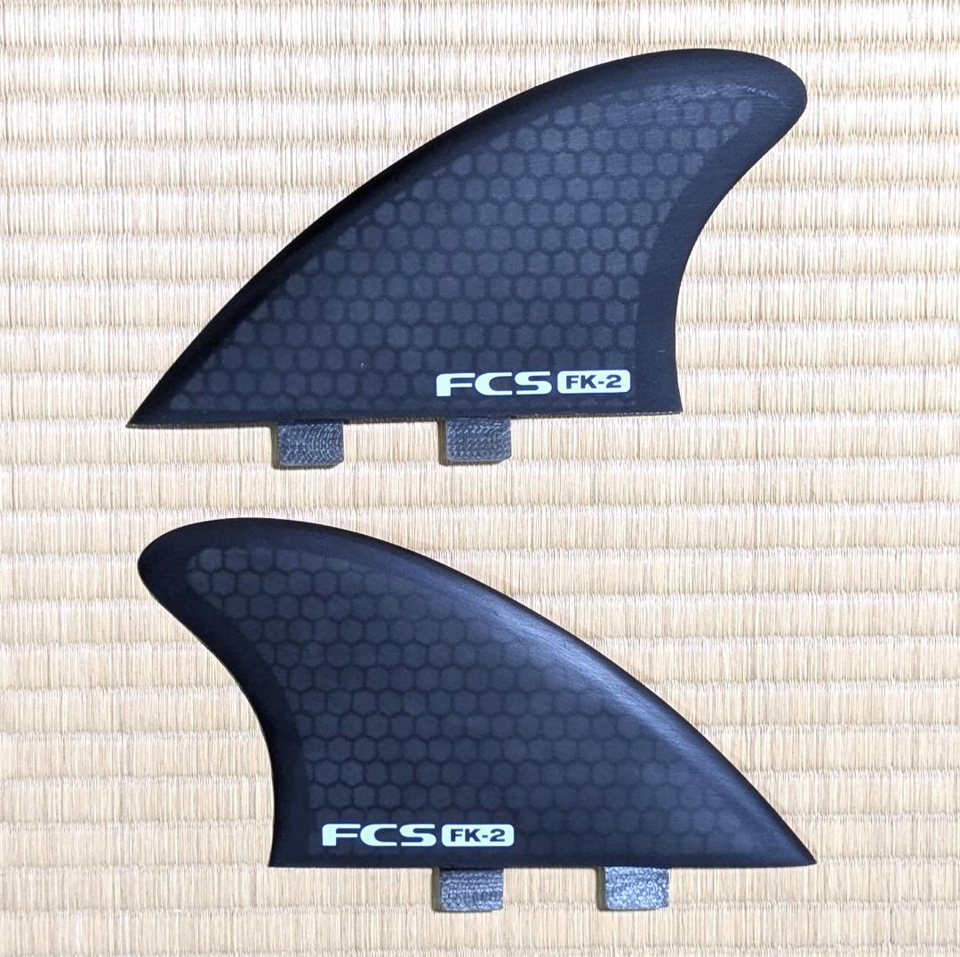 FCSⅡ対応セット付、新品未使用FCS FK-2 ツインキールフィン