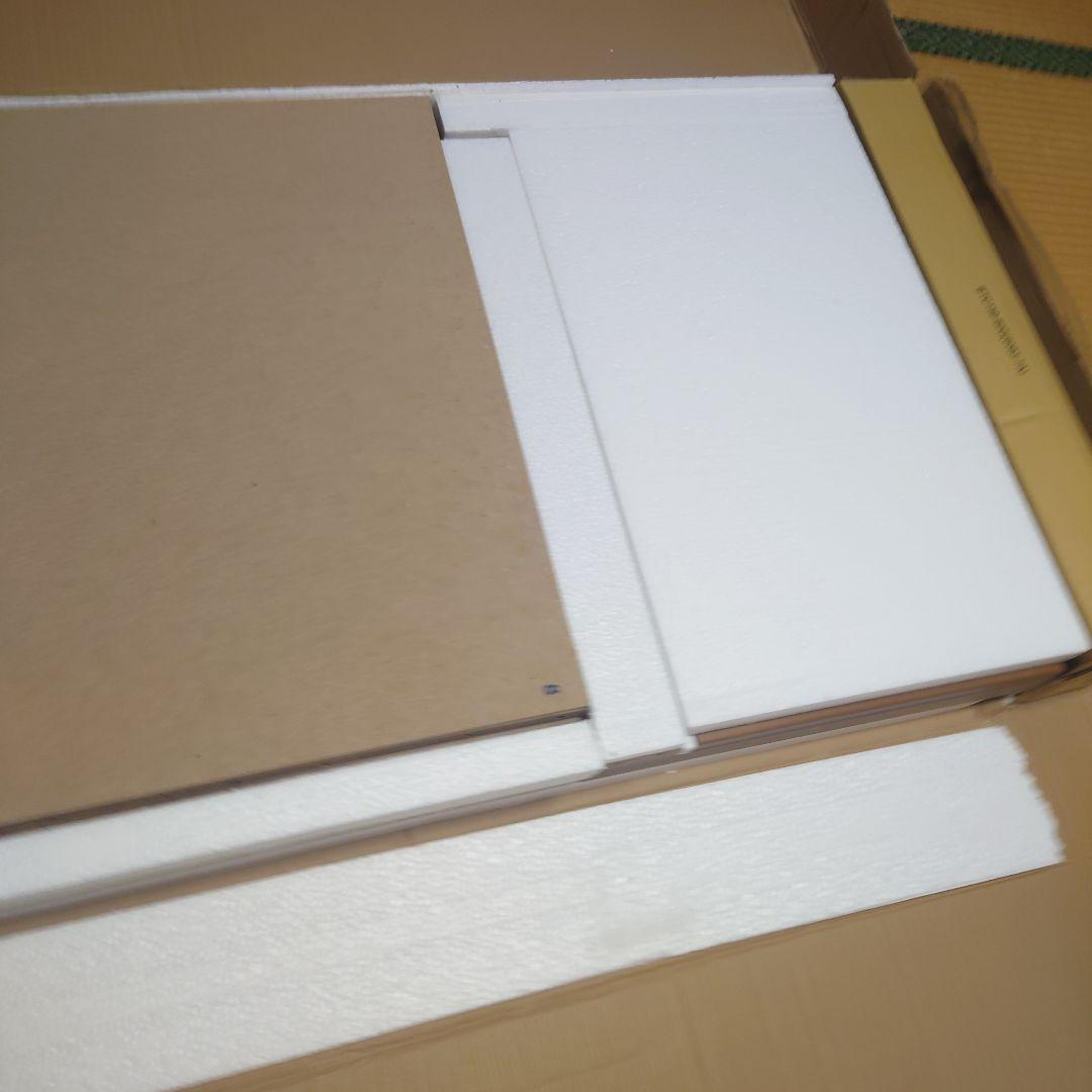 【未使用　未組立】Bistro ビストロ 食器棚 クロスガラス ブラウン