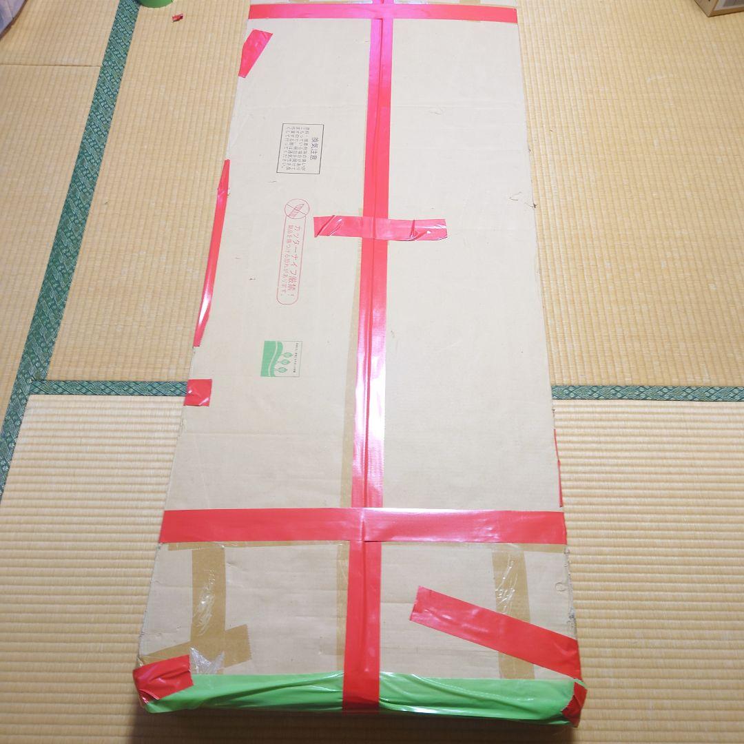 【未使用　未組立】Bistro ビストロ 食器棚 クロスガラス ブラウン