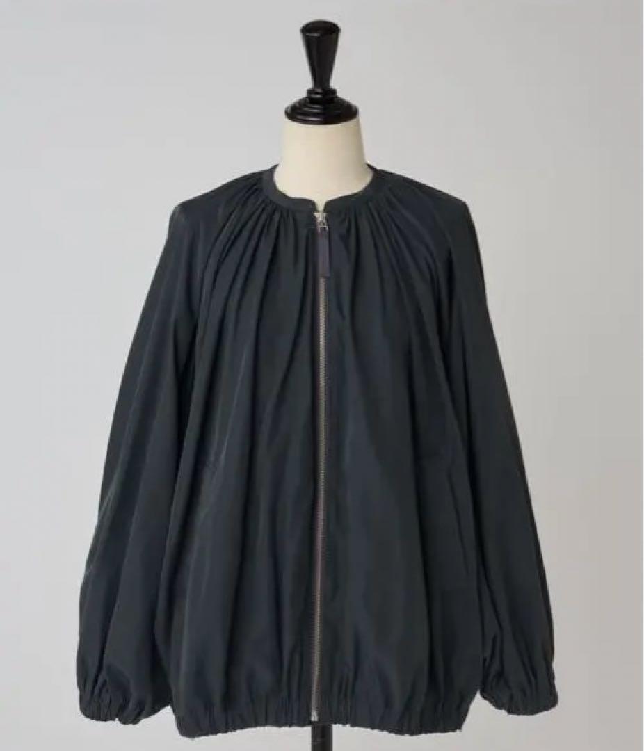 BEARDSLEY ビアズリー　ギャザーブルゾン グレー