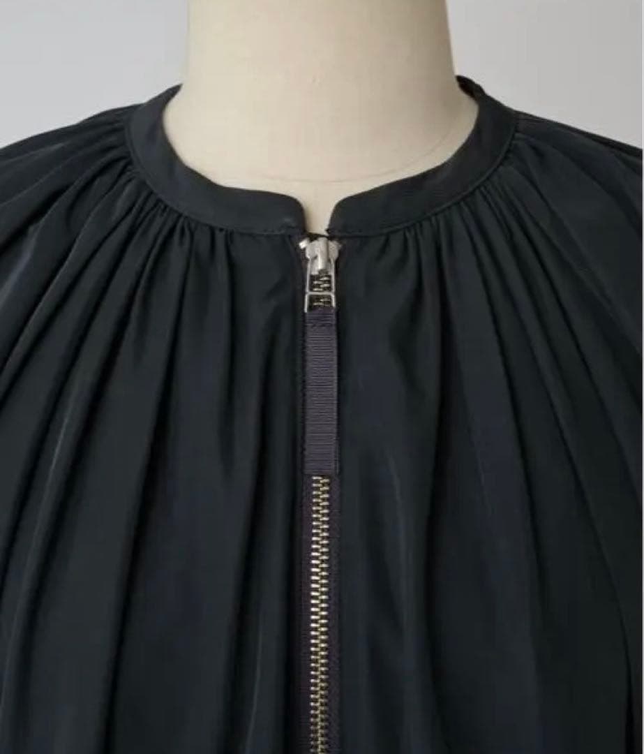 BEARDSLEY ビアズリー　ギャザーブルゾン グレー