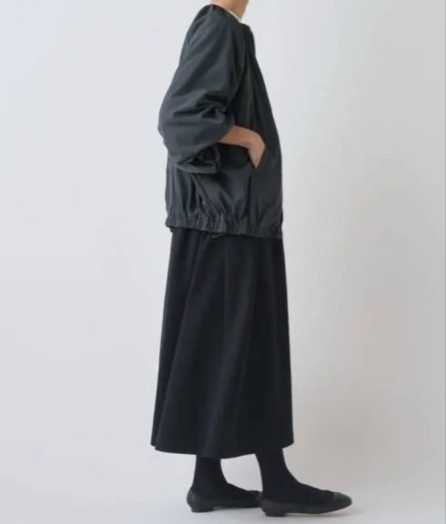 BEARDSLEY ビアズリー　ギャザーブルゾン グレー