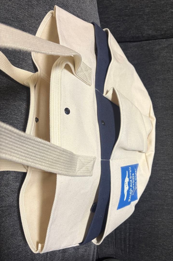 ラフ&スウェル ゴルフトートバッグ アイボリー大きいサイズ