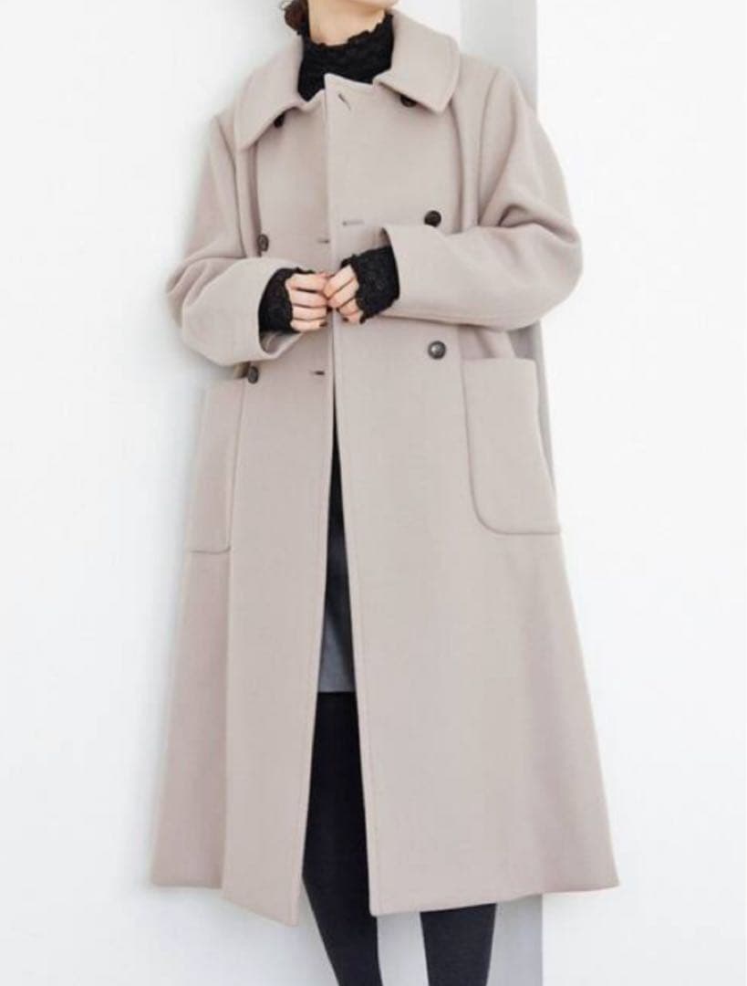 イエナ　メルトン W前 Aライン コート