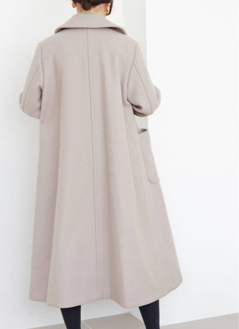 イエナ　メルトン W前 Aライン コート