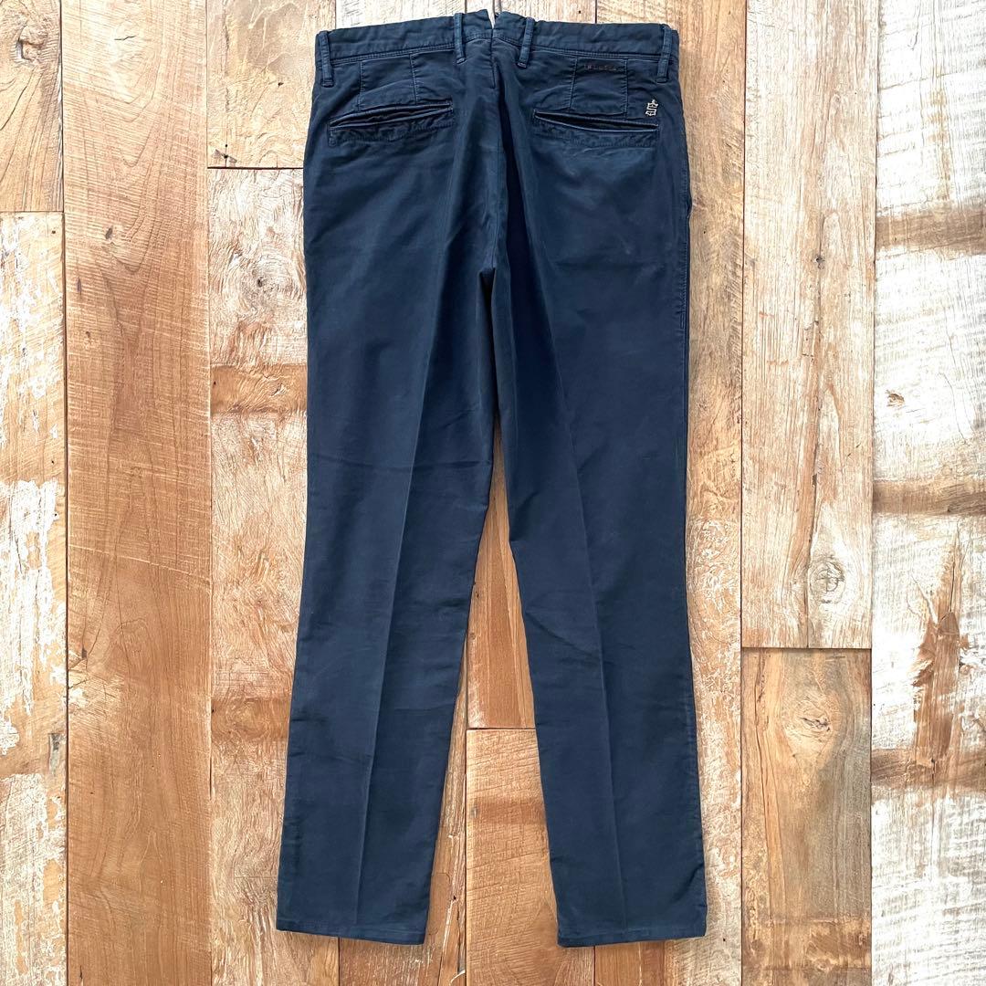 【極美品】INCOTEX SLACKS テーパード コットン スラックス パンツ