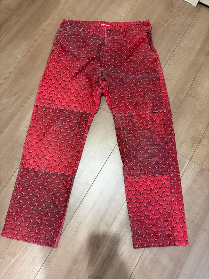 パンツ Supreme Diamond Plate Double Knee Work