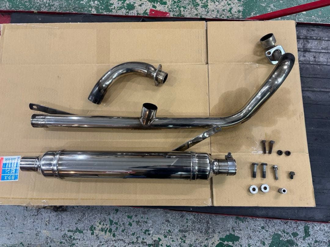 ドラッグスター400用　イージーライダース　2IN1クラシックマフラー