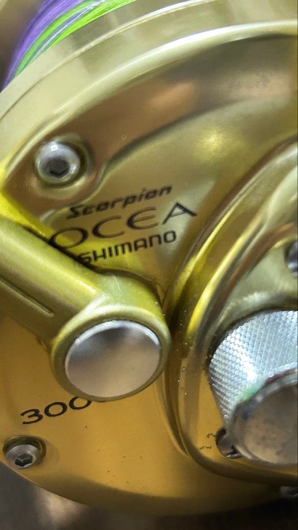 SHIMANO Scorpion Ocea 3000P ゴールドリール