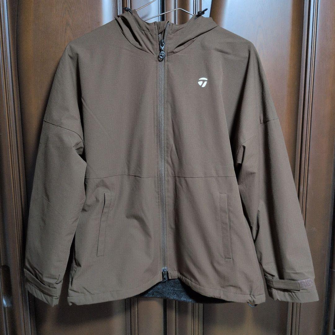 テーラーメイド:レディース:Lサイズ:フルジップ フーディー:グリーン/ネイビー