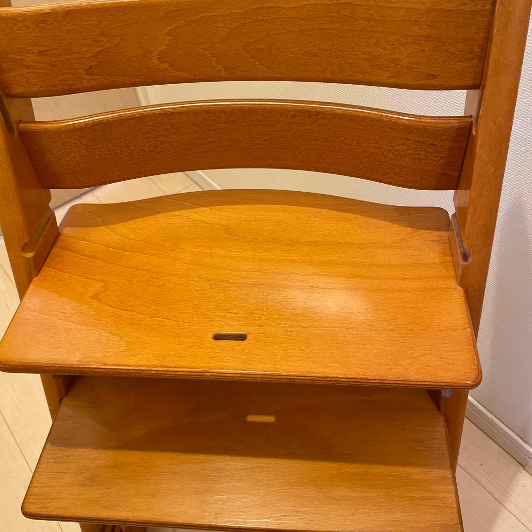 ストッケ　トリップトラップ　茶　ナチュラル