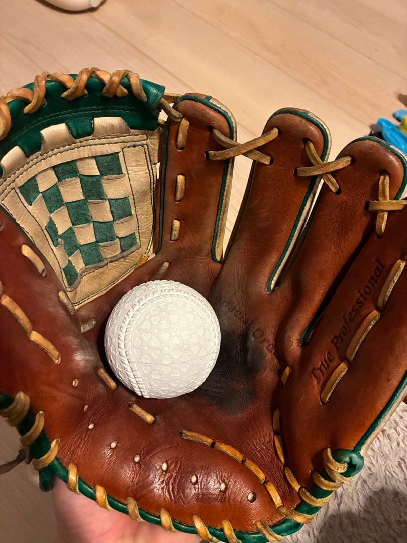 久保田スラッガー　Slugger 軟式グローブ ブラウン/グリーン