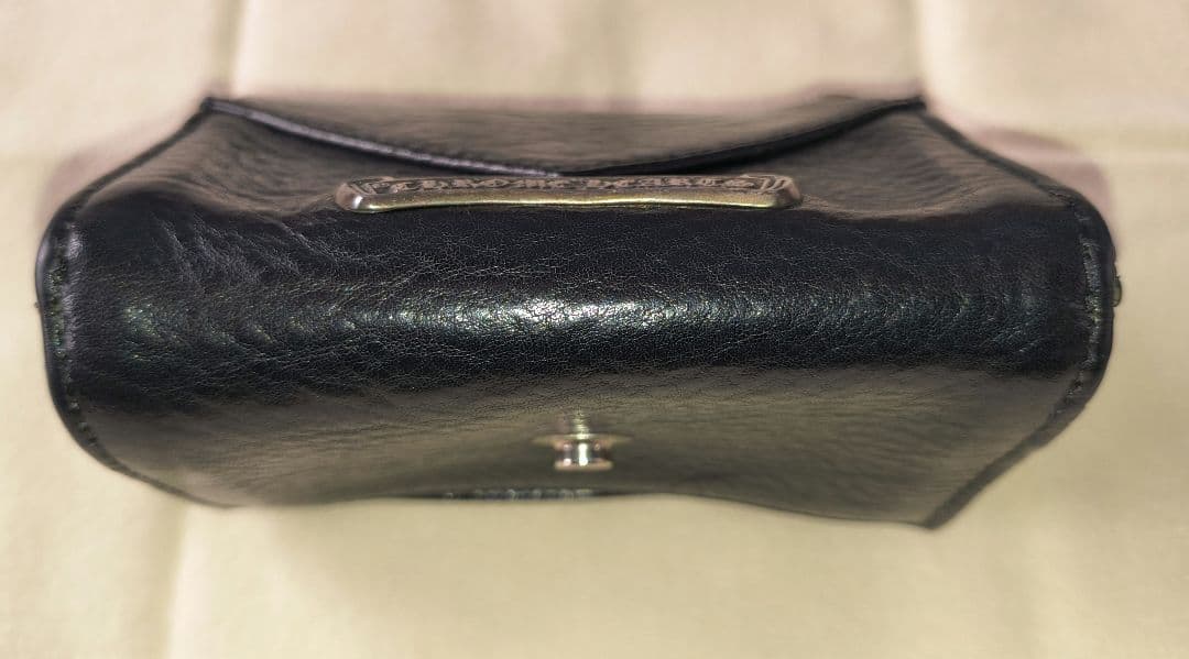 美品 Chrome Hearts クロムハーツ CHプラスボタン タイニー 財布
